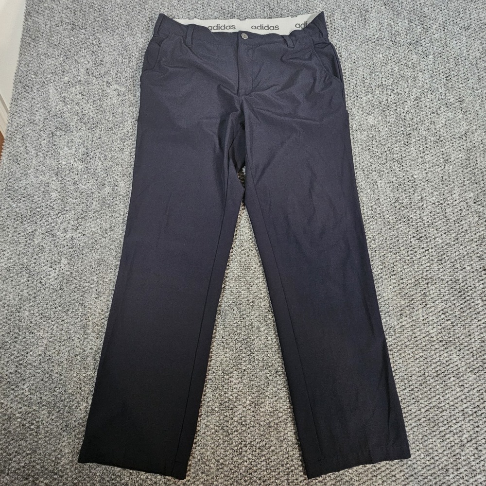 Adidas Ultimate365 Golf Pants Men's 34x32 Blue Stretch Straight Fit Lightweight‎